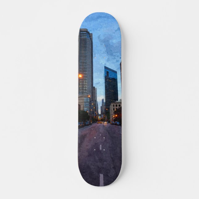 Chicago Evening Drive Mini Skateboard Bräda 18,7 Cm (Framsida)