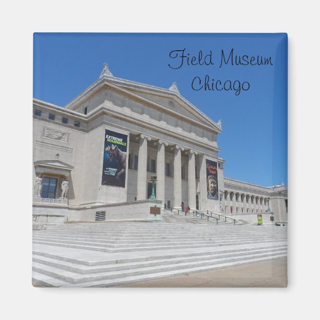 Chicago Fält Museum Magnet (Framsidan)