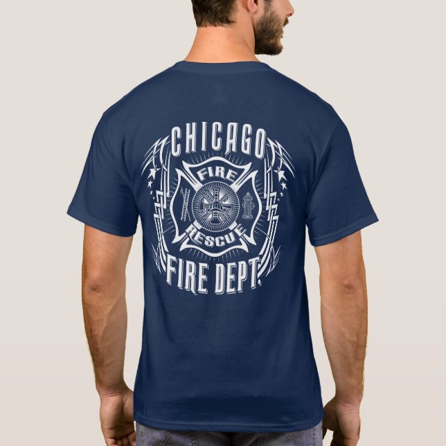 Chicago Fire Department T Shirt (Baksida)