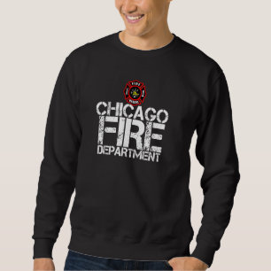 Chicago Fire Department TShirt Firehouse Tee Shirt Lång Ärmad Tröja