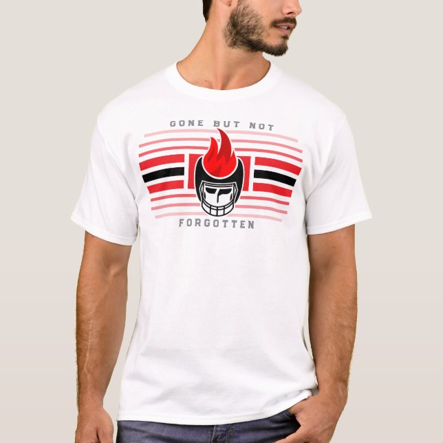 Chicago Fire Ej Glömt T Shirt (Framsida)