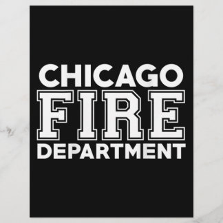 Chicago Fire Rädding Department Firefighter Reklamblad
