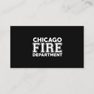 Chicago Fire Rädding Department Firefighter Visitkort