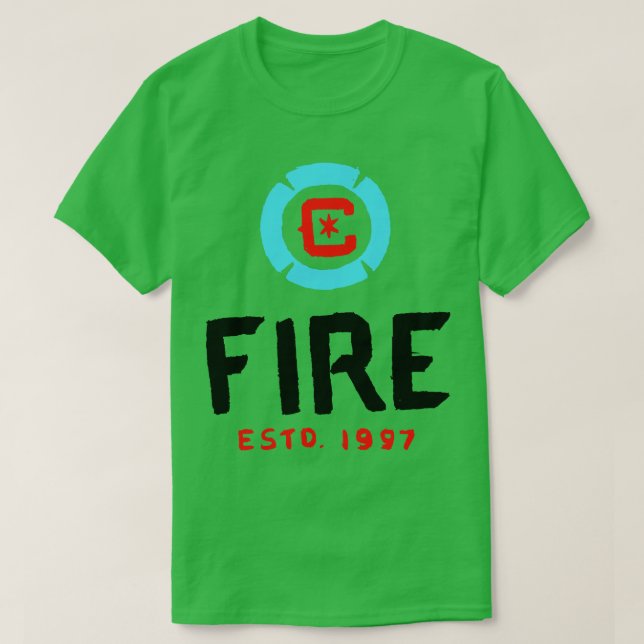 Chicago Fireeee T Shirt (Design framsida)