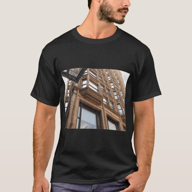 Chicago Fisher Building #2 T Shirt (Framsida)