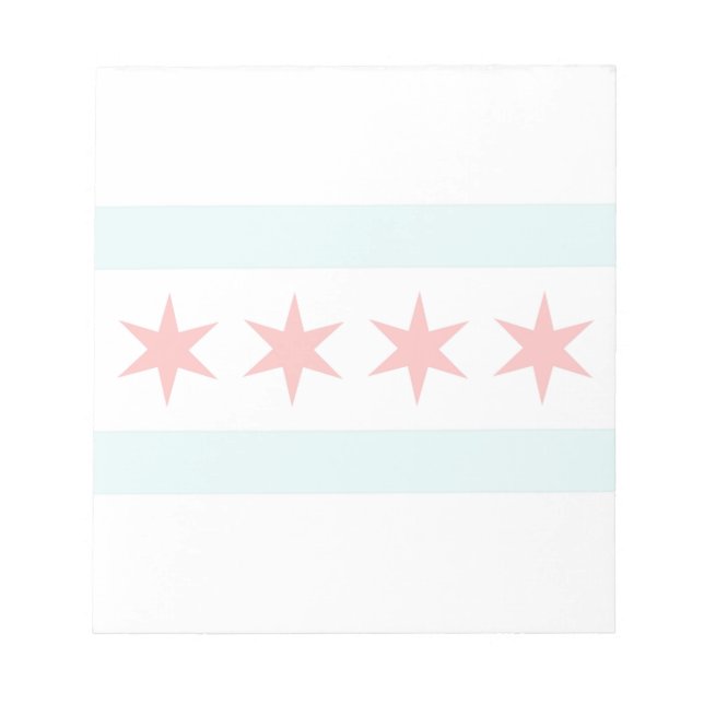 Chicago Flagga Anteckningsblock (Framsida)
