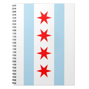 Chicago Flagga Anteckningsbok