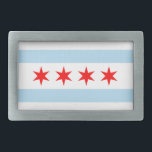 Chicago Flagga Bälte Buckle<br><div class="desc">Chicago Flagga Bälte Bucklle</div>