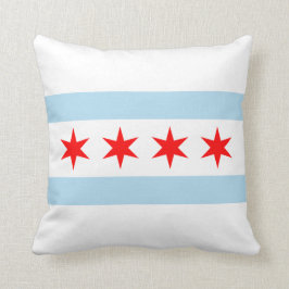 Chicago Flagga City Souvenir Kudde