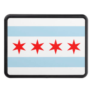Chicago Flagga Dragkroksskydd