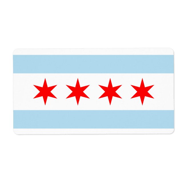 Chicago Flagga Fraktsedel (Framsidan)