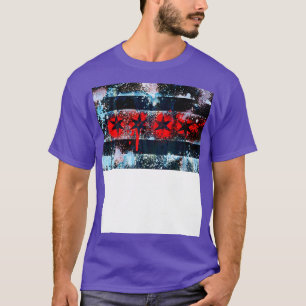 Chicago Flagga Graffiti Spray Paint T Shirt