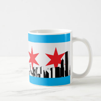 Chicago flagga kaffemugg