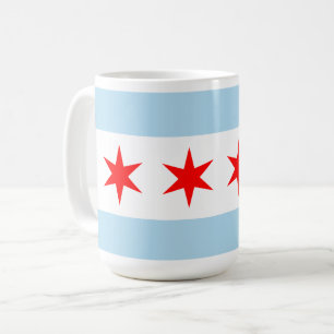 Chicago Flagga Kaffemugg