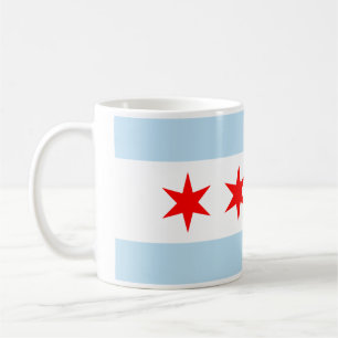 Chicago flagga kaffemugg