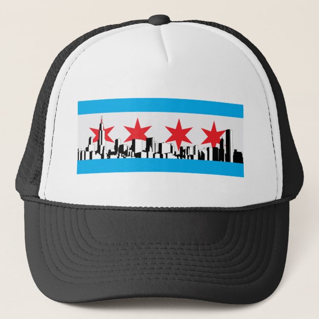 Chicago flagga keps (Framsida)