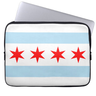 Chicago Flagga Laptop Fodral