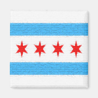 Chicago Flagga Magnet
