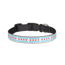 Chicago Flagga med Hearts Pet Collar