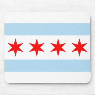 Chicago flagga Mousepad Musmatta