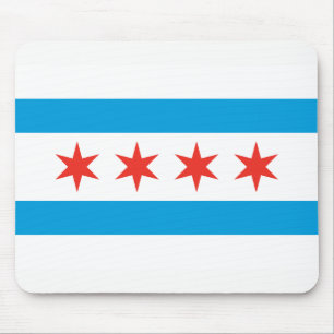 Chicago Flagga Mousepad Musmatta