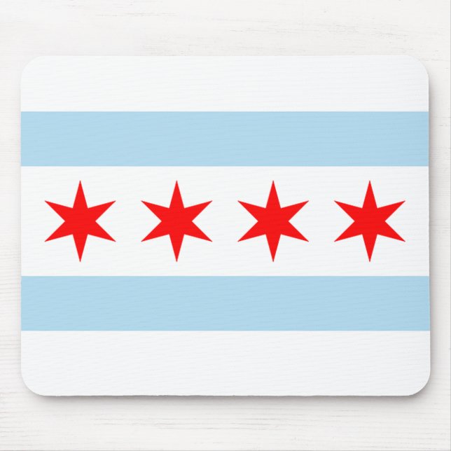 Chicago flagga musmatta (Framsidan)