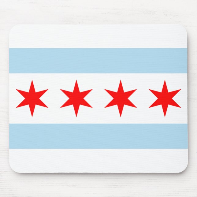 Chicago flagga musmatta (Framsidan)