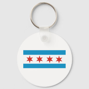 chicago flagga nyckelring