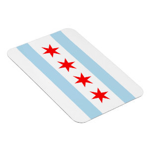 Chicago Flagga Premium Flex Magnets Magnet