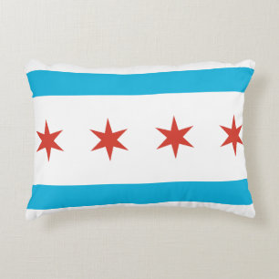 Chicago flagga prydnadskudde