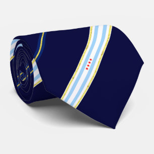 Chicago flagga-sälhalsband slips