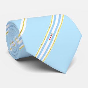 Chicago flagga-sälhalsband slips