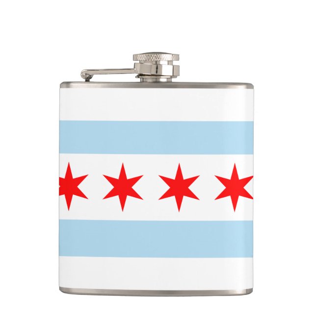 Chicago Flagga Souvenir Fickplunta (Framsidan)