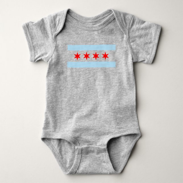 Chicago flagga tee (Framsida)