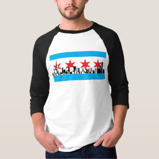 Chicago flagga tee shirt
