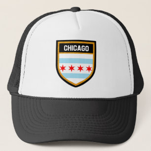 Chicago flagga truckerkeps