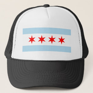 Chicago flagga truckerkeps