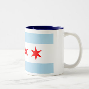 Chicago flagga Två-Tonad mugg