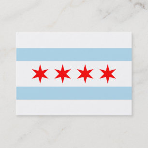 Chicago Flagga Visitkort