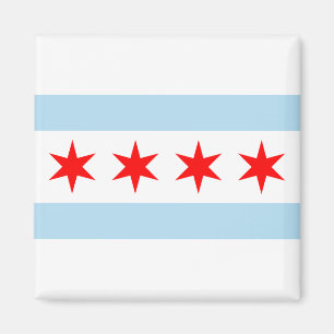 Chicago flaggamagneter magnet