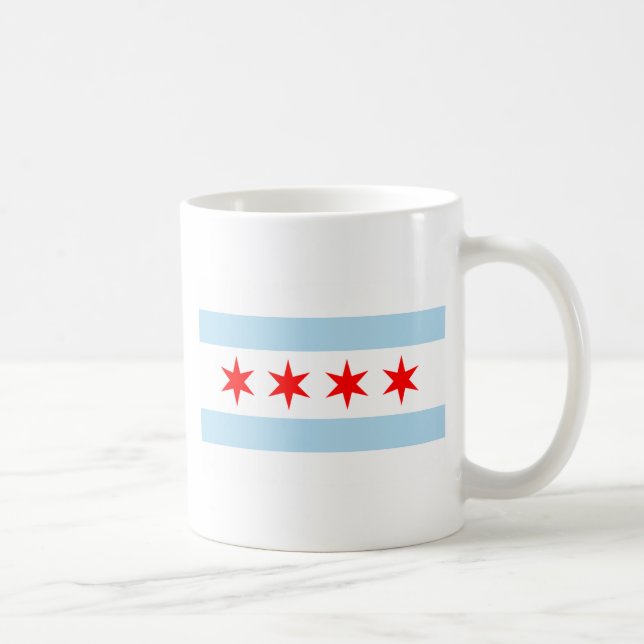 Chicago flaggamugg kaffemugg (Höger)