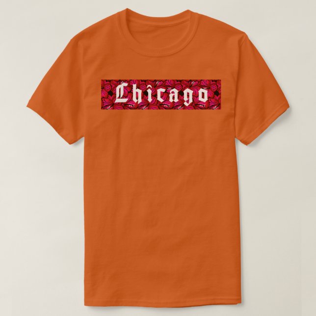 Chicago Flower TShirt T Shirt (Design framsida)