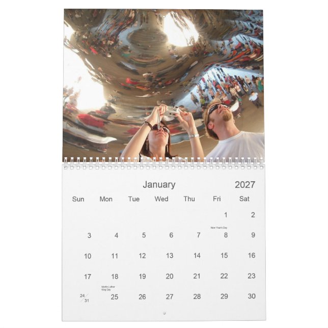 CHICAGO folk & ställen Kalender (Jan 2027)
