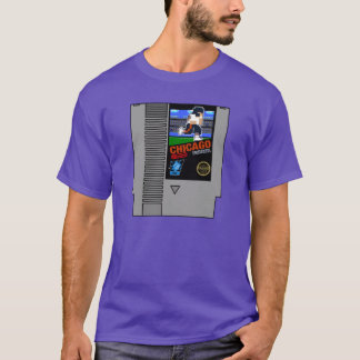 Chicago Football 8-bit-kassett design T Shirt