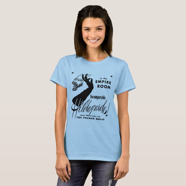 Chicago för rum för Hildegarde Palmer husvälde Tee Shirt (Hel framsida)
