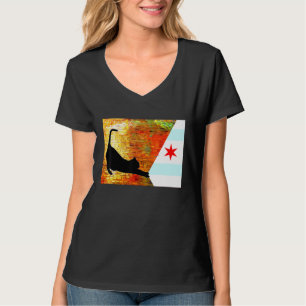 Chicago Förvildade Katter Skyddar Gränden Och Gato T Shirt