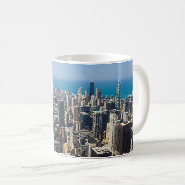Chicago från Above Coffee Mugg (Framsida höger)