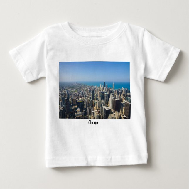 Chicago från Above T Shirt (Framsida)