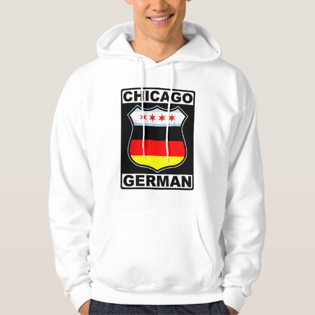 Chicago German American Hoodie (Framsida)