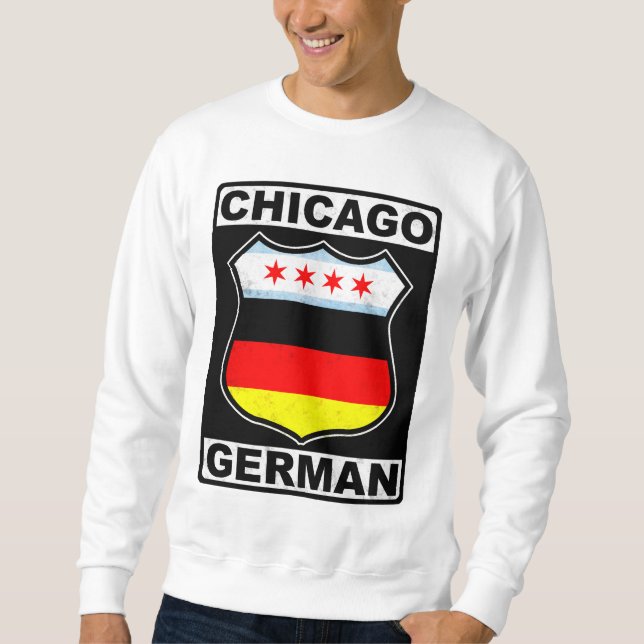 Chicago German American Långärmad Tröja (Framsida)